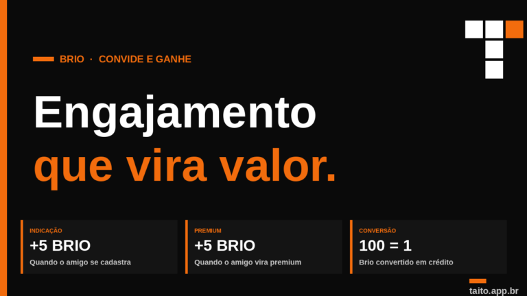 Brio e Convide e Ganhe